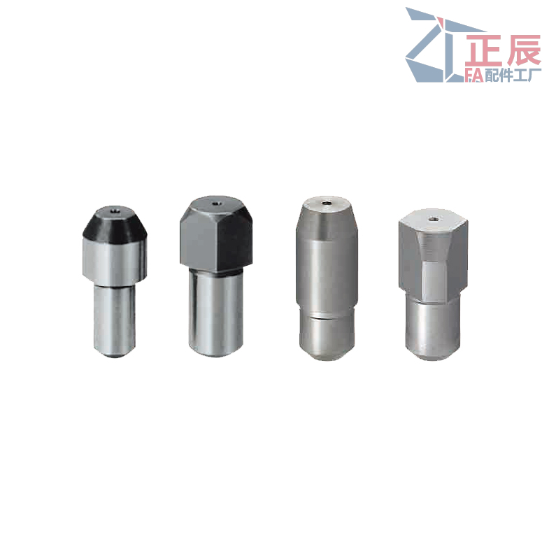 Pasador de localización de cabeza grande Cabeza redonda/de diamante Punta cónica Vástago recto JPBB