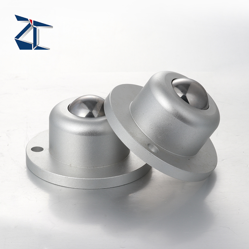 Rodillos de bolas Tipo de montaje de brida fresada con orificio/hendidura de descarga de residuos BCF