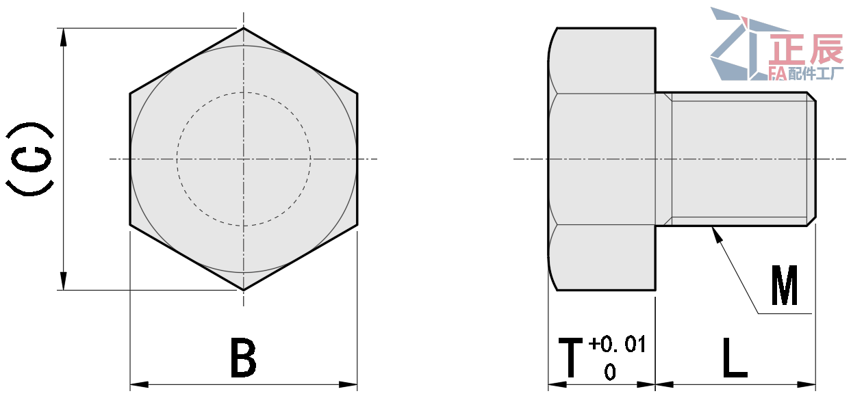 Pasadores de tope Tornillo tipo T Estándar STEHN SSTEH