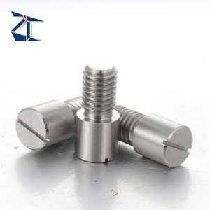 Pasador de localización de cabeza grande Cabeza redonda Punta plana con ranura plana Vástago roscado JPLB