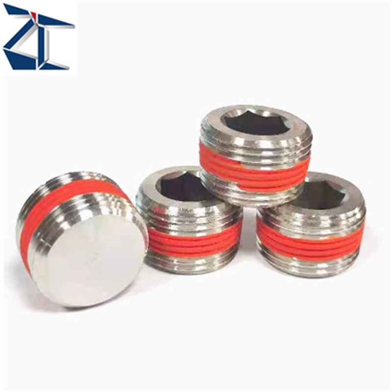 El paso de encargo profesional emperna la cabeza baja escalonada del tornillo de hombro del zócalo del hex.