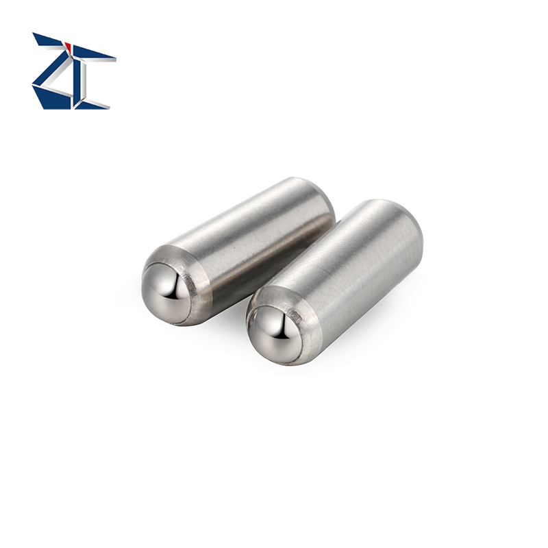 Émbolos de resorte con punta esférica y ajuste a presión de montaje empotrado