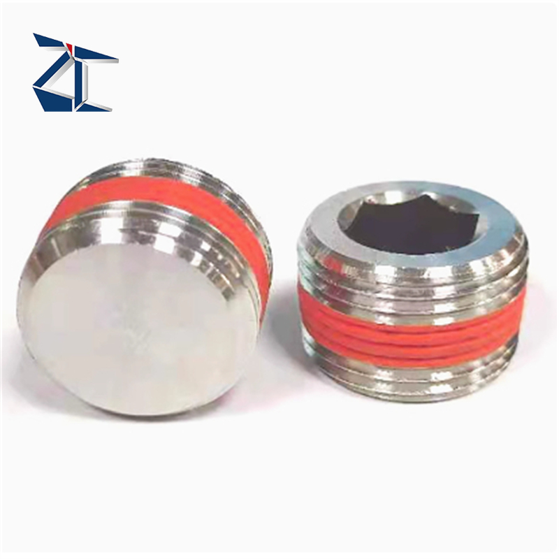 El paso de encargo profesional emperna la cabeza baja escalonada del tornillo de hombro del zócalo del hex.