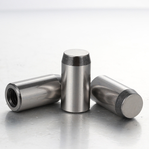 Pasador de localización de precisión para hombro, cabeza redonda de diamante, punta cónica, recta, JPJB