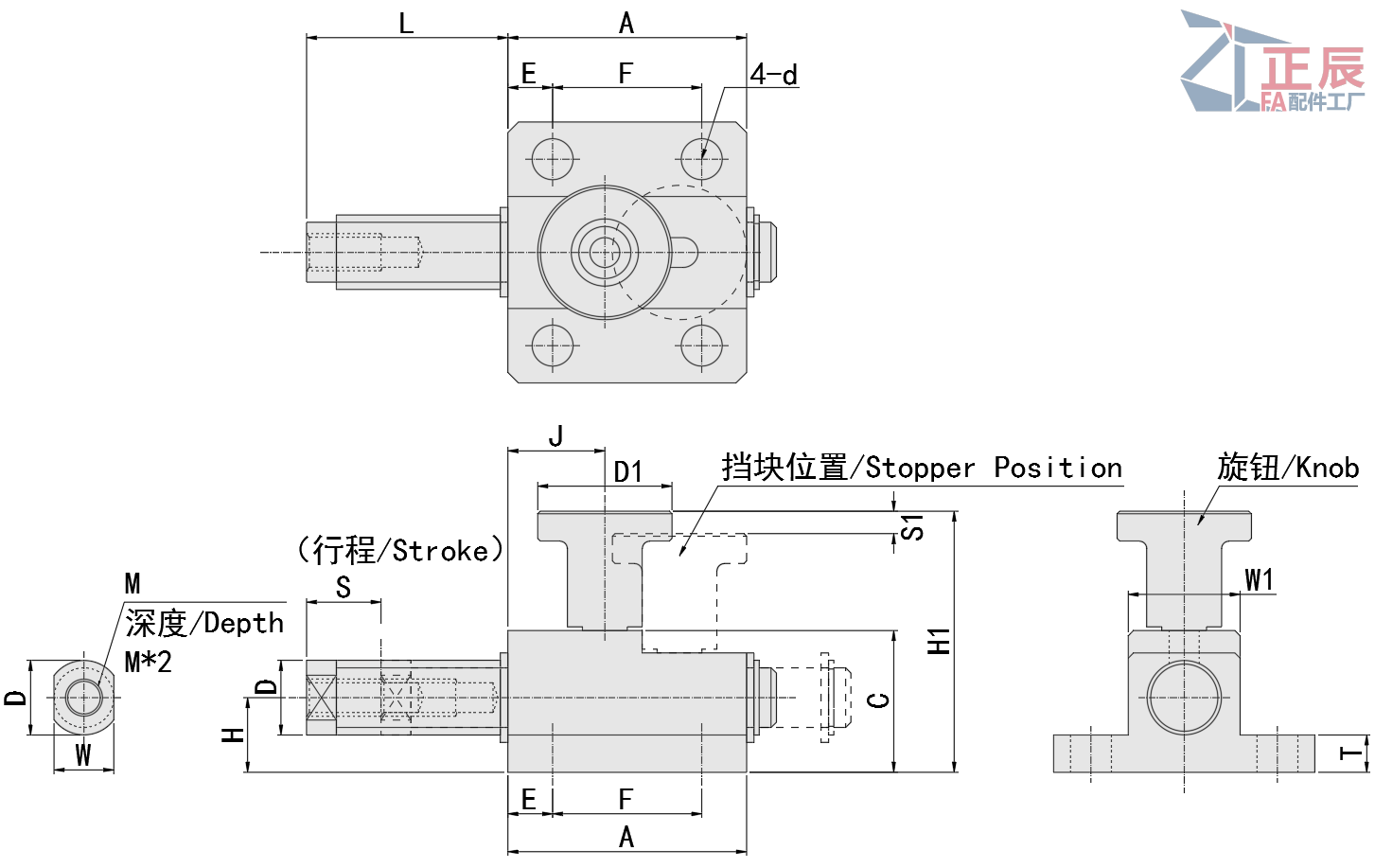 Pasadores guía con resorte Émbolos ZGPL