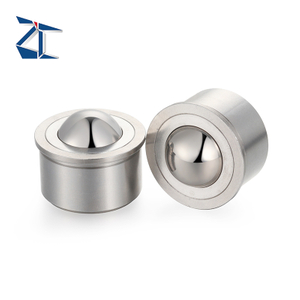 Rodillos de bolas de ajuste a presión de acero inoxidable BCHA24