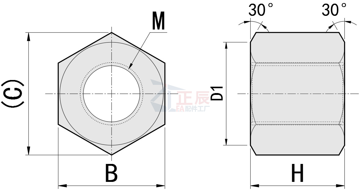 Tuercas altas NT SNT